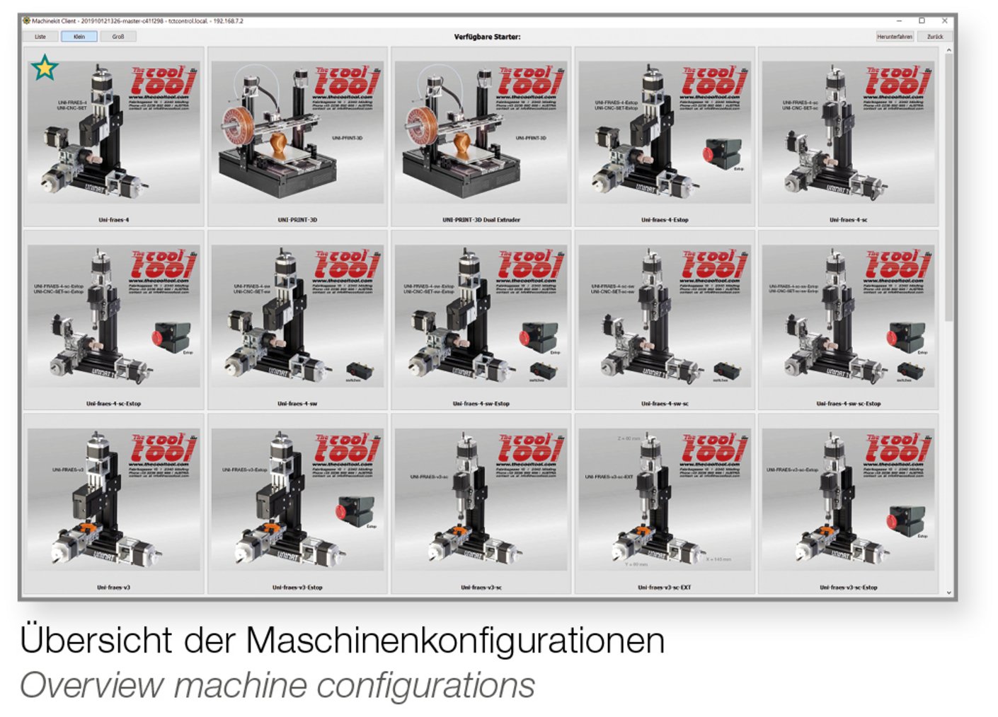 UNIMAT CNC machines application and overview picture