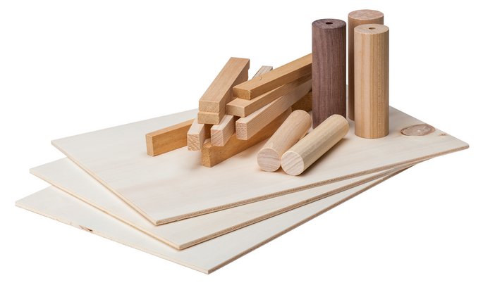 wooden sample set