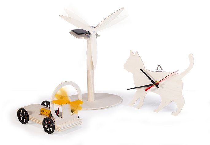 windmill and electric car wooden projects 