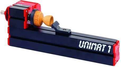 unimat wood lathe with center turning