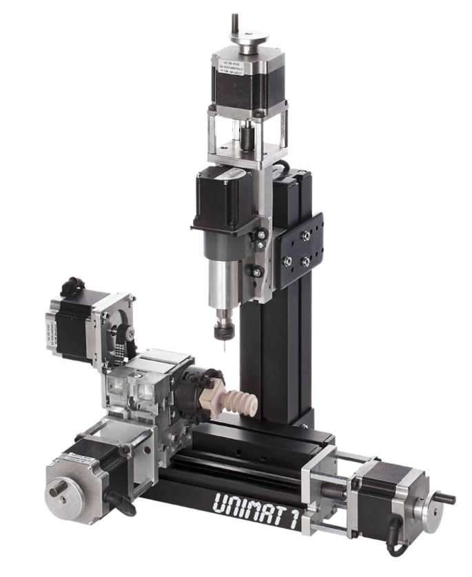 UNIMAT CNC with axis and controllable spindle