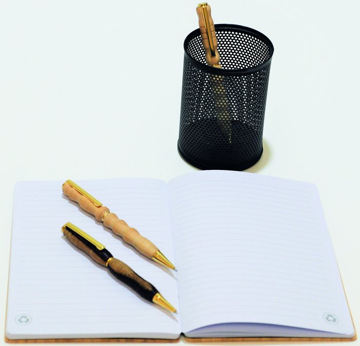 Wooden pens, slef made used for writing