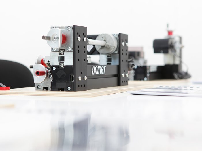 UNIMAT metal lathe in a classroom