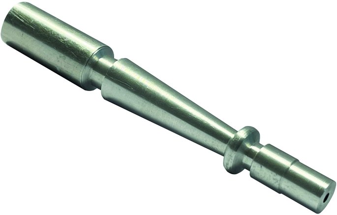 Aluminium round piece manufactured with the UNIMAT CNC lathe