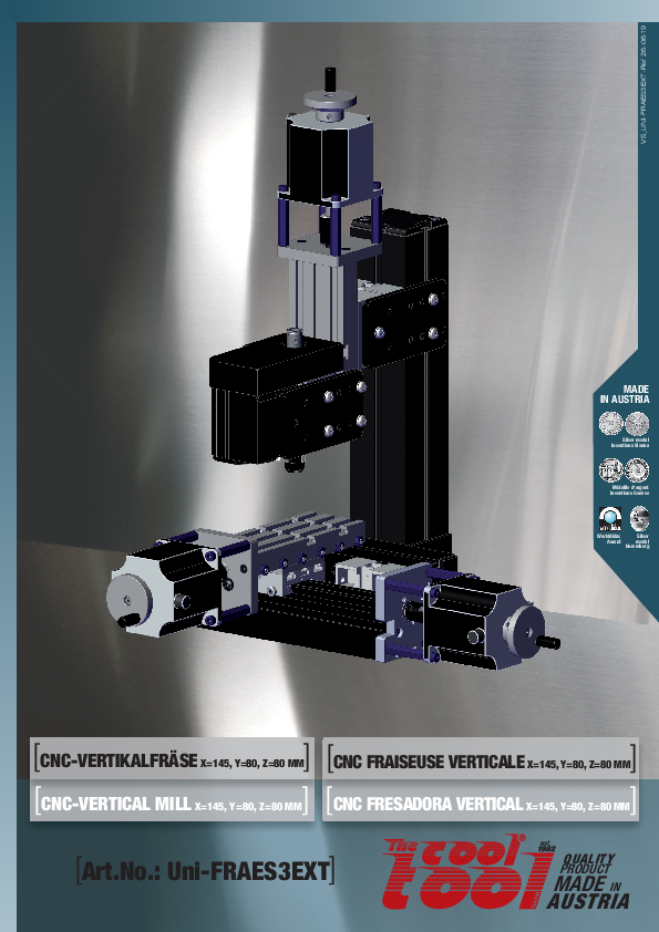 UNIMAT Vertical mill manual