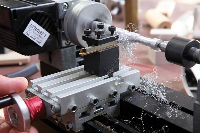 UNIMAT metal lathe application picture